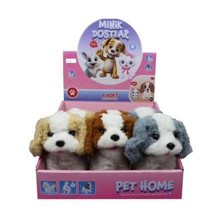 Ticaret VRD10642 PELUŞ EVCİL KÖPEK (SESLİ VE(adet fiyatıdır) Najmaddin