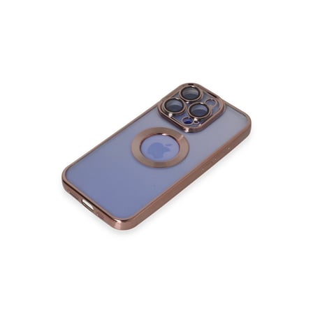 Bez iPhone 15 Pro Max Kılıf Slot Silikon - Rose Gold Najmaddin
