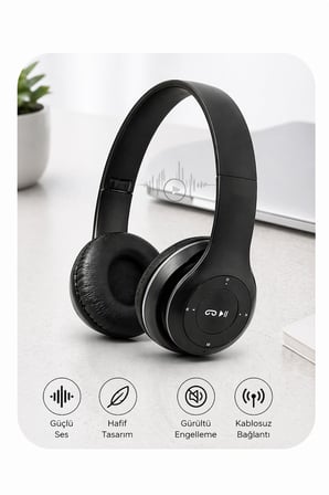 Bez P47 FM'li Bluetooth Kulaklık Najmaddin