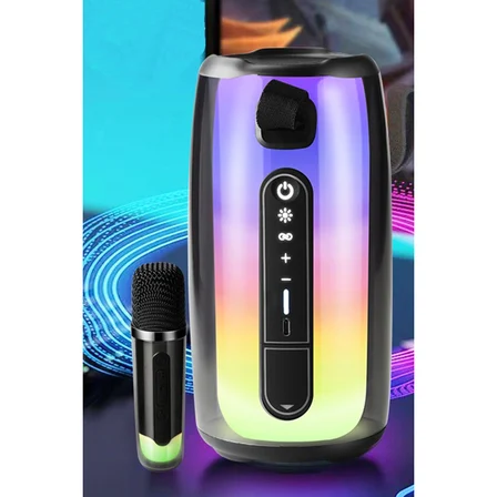 MEPA Najmaddin Pluse 7 Mikrofonlu Rgb Kablosuz Hoparlör - Beyaz Najmaddin