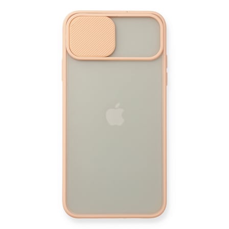 Bez iPhone 11 Pro Max Kılıf Palm Buzlu Kamera Sürgülü Silikon - Pembe Najmaddin