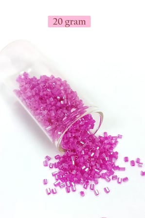 Tedar Kesme Cam Boncuk 2mm - 4 Renk - Toplam 80 Gram - BNC438 Najmaddin