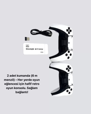 Hepsi HDMI ve Kablosuz Kontrolcülü 20.000 Oyunlu Retro Oyun Konsolu Najmaddin