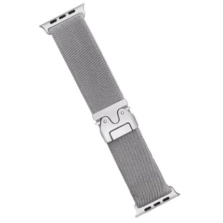 Mark Newface Apple Watch 42mm Forest Kumaş Kordon - Titan Gri Najmaddin