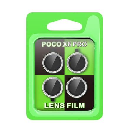 Bez Poco X6 Pro Raze Metal Kamera Lens - Gümüş Najmaddin