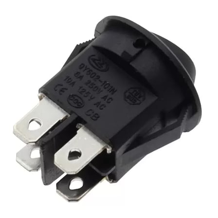 Sh Ic-131-4 Yuvarlak Işıklı On-off Anahtar 4p Najmaddin