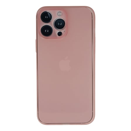 Bez iPhone 13 Pro Max Kılıf PP Ultra İnce Kapak - Pembe Najmaddin