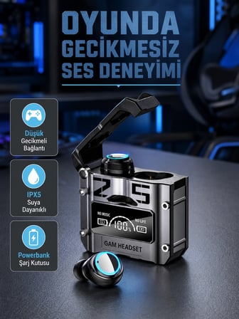 Karg Powerbank Özellikli Bluetooth Kulaklık – Ergonomik, Suya Dayanıklı Najmaddin