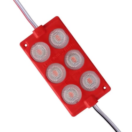 Sh Powermaster 24 Volt 3 Watt Kırmızı 3030 Cob Modül Led 75*40 Najmaddin