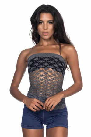 Beru Gri  5034 Fantazi Büstiyer Atlet Korse Najmaddin