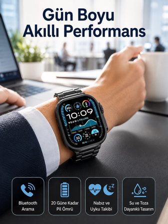 Karg Akıllı Saat Arama Konuşma Gps Ve Nfc Özelliği 3 Kordonlu Amoled Ekran Najmaddin