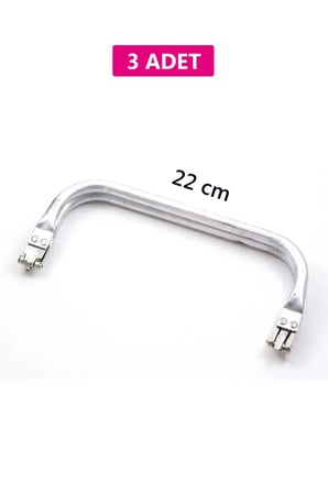 Tedar Gizli Metal Çanta Bursu – 3 Adet - 22 cm - Metal Çanta Aparatı Çanta Aksesuarı Najmaddin