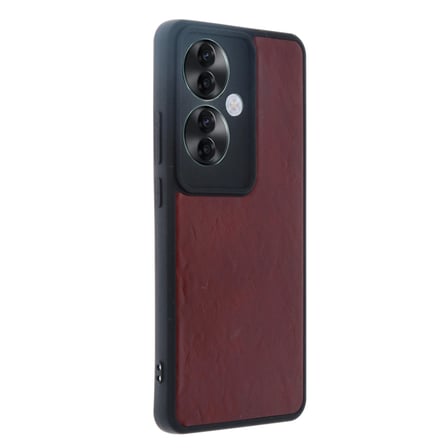 MEPA Najmaddin Oppo Reno 11f Kılıf Aras Deri Kapak - Bordo Najmaddin