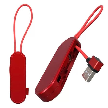 Sh Powermaster Pm-25904 3 İn 1 Kırmızı Çok Amaçlı Taşınabilir Şarj Kablosu Najmaddin