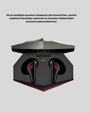 Karg Profesyonel Oyun İçin Bluetooth Kulaklık Najmaddin