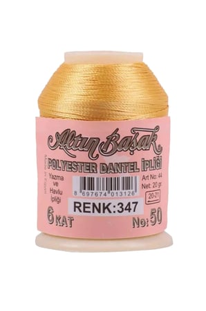 Tedar 3 Adet Altınbaşak Oya ve Dantel İpi 20 gr - Royaleks - No: 347 - 040 - 505 Najmaddin