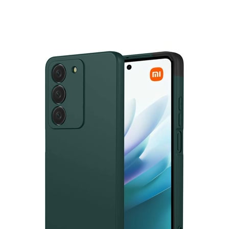 Bez Redmi 15 4G First Silikon - Koyu Yeşil Najmaddin