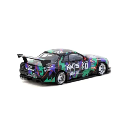 Ticaret Tarmac Works 1/64 Nissan Skyline (R32) Widebody HKS with Tarmac Cards Combo Set - Designed by Jon Sibal Najmaddin