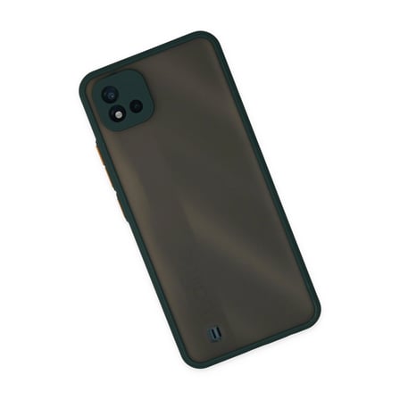MEPA Najmaddin Realme C11 2021 Kılıf Montreal Silikon Kapak - Yeşil Najmaddin