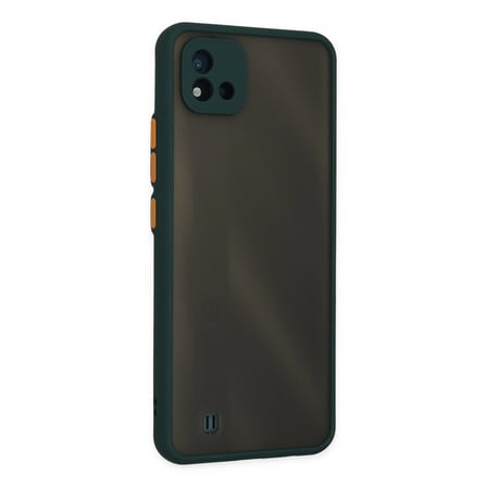 MEPA Najmaddin Realme C11 2021 Kılıf Montreal Silikon Kapak - Yeşil Najmaddin
