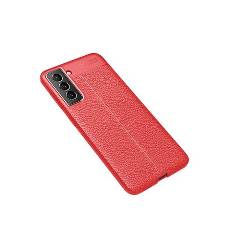 MEPA Najmaddin Samsung Galaxy S21 Fe Kılıf Auto Focus Kapak - Kırmızı Najmaddin