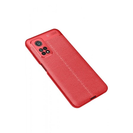 MEPA Najmaddin Xiaomi Mi 10t Pro Kılıf Auto Focus Kapak - Kırmızı Najmaddin
