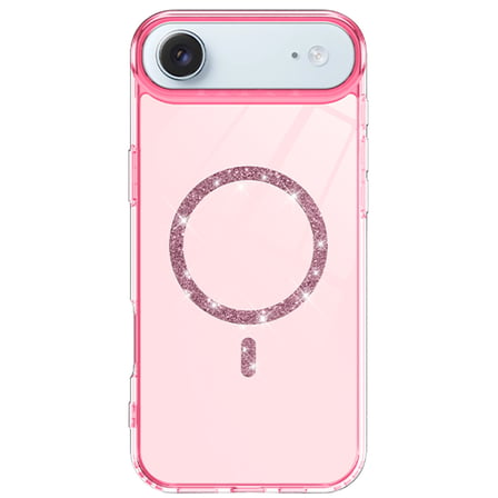 Bez iPhone 17 Air Live Diamond Magsafe Kapak - Pembe Najmaddin