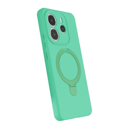 Bez Redmi Note 14 4G Regal Magsafe Standlı Kapak - Yeşil Najmaddin