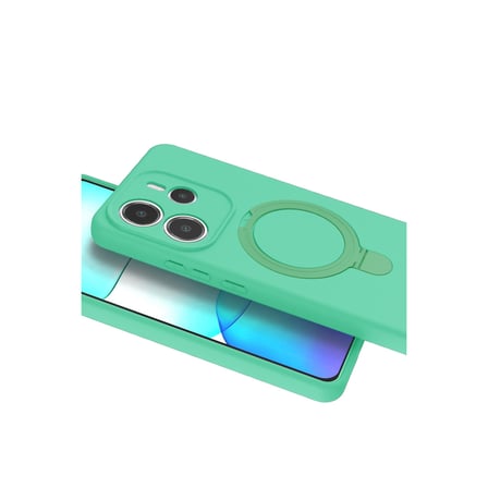 Bez Redmi Note 14 4G Regal Magsafe Standlı Kapak - Yeşil Najmaddin