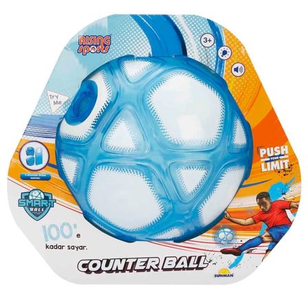 Mey Mey İthalat Sesli ve Işıklı Sayaçlı Futbol Topu Najmaddin