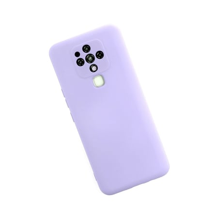 MEPA Najmaddin Tecno Camon 16 Kılıf Nano İçi Kadife Silikon - Lila Najmaddin
