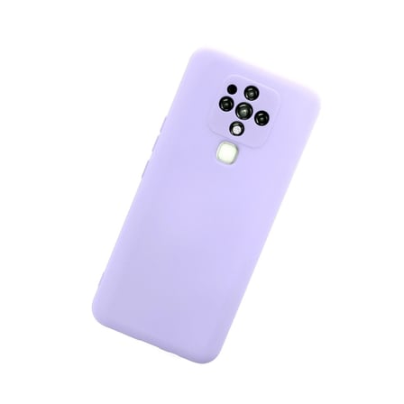 MEPA Najmaddin Tecno Camon 16 Kılıf Nano İçi Kadife Silikon - Lila Najmaddin