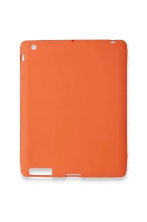 Sh Newface Apple İpad 4 9.7 Kılıf Evo Tablet Silikon - Turuncu Najmaddin