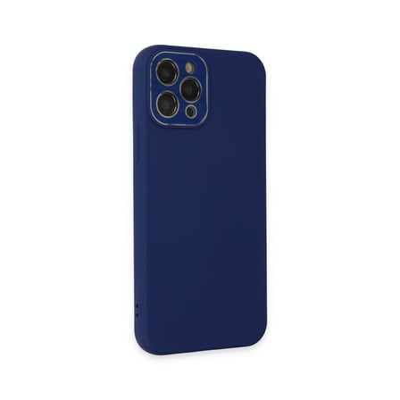 Bez iPhone 12 Pro Kılıf Lansman Glass Kapak - Sky Blue Najmaddin