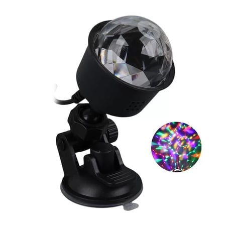 Sh Ledx Al-kx-6889 Projeksiyon Atmosferli Usbli 4 Watt Şarjlı Sihirli Rgb Led Disko Topu Najmaddin
