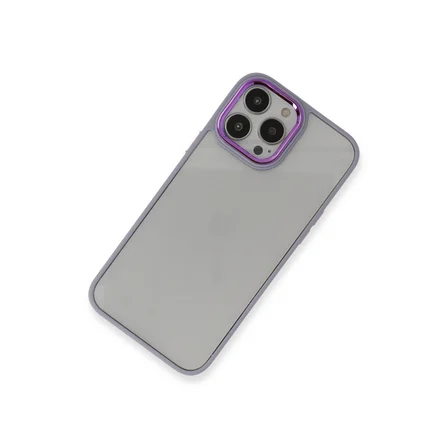 Bez iPhone 14 Pro Kılıf Dora Kapak - Lila Najmaddin