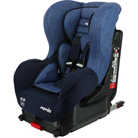 Nania Cosmo Luxe 018 Kg Çift Isofix Oto Koltuğu Denim Marine