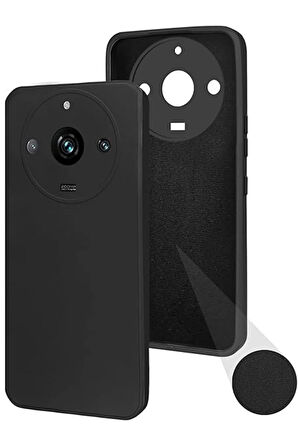 Realme 11 Pro Uyumlu Içi Kadife Dayanıklı Kaymaz Yumuşak Silikon Tam Koruma Kılıf Case