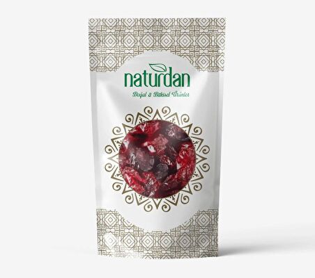 Naturdan Kırmızı Yaban Mersini Kurusu Cranberry İthal 1 kg