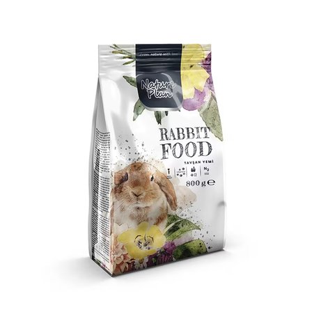 Nature Plan Tavşan Yemi 800 Gr 1 Adet