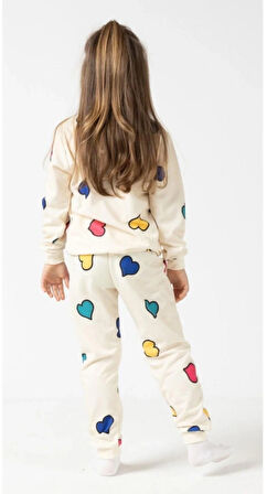 Kız çocuk baskılı mevsimlik alt üst takım