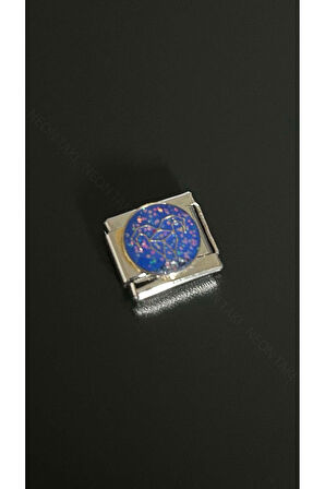 Boğa Burcu, İtalyan Nom Bileklik için Çelik Charm 23, Kasa Gümüş Renk (BİLEKLİK DAHİL DEĞİLDİR!!)