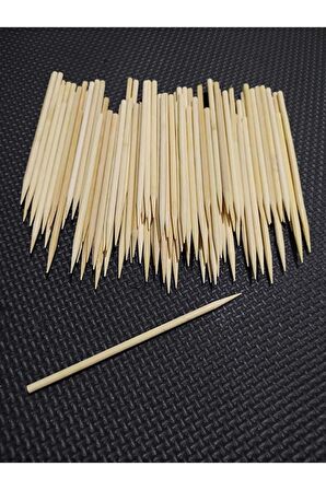 Ahşap Bambu Silindir Maket Çubukları 5 Mm 14 Cm 150 Adet