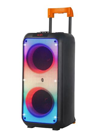 Karaokeli Taşınabilir Büyük Boy Rgb Bluetooth Mikrofonlu Parti Hopörler Ndr-1095