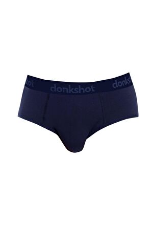 Donkshot (6 adet) Likralı Erkek Slip Boxer 1108V4 (Siyah-Lacivert-Gri)