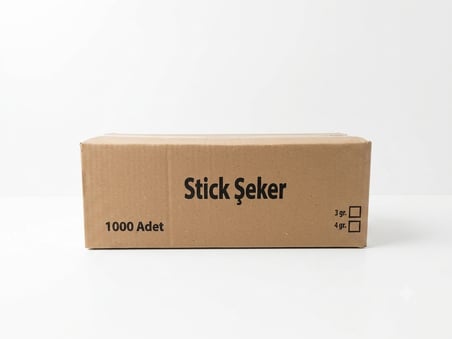 NEFSPAK Esmer Stick Şeker 1000 adet 3 Gram