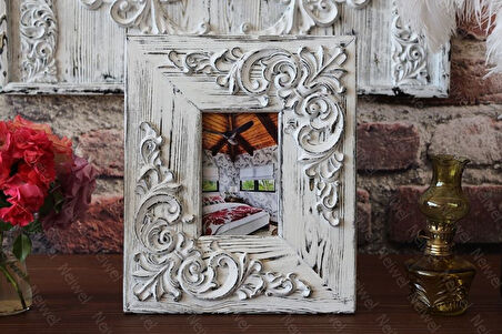Neiwel Vintage Etna Ahşap Resim ve Ayna Çerçevesi 