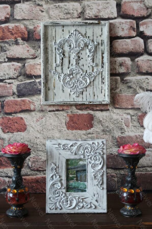 Neiwel Vintage Etna Ahşap Resim ve Ayna Çerçevesi 