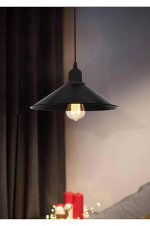 Zeno Model Siyah 3"lü Yemek Masası Oturma Çocuk Yatak Odası Modern Ledli Avize