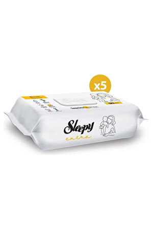 Nessiworld Sleepy Ekstra Islak Havlu Mendil 5x90 450 Yaprak